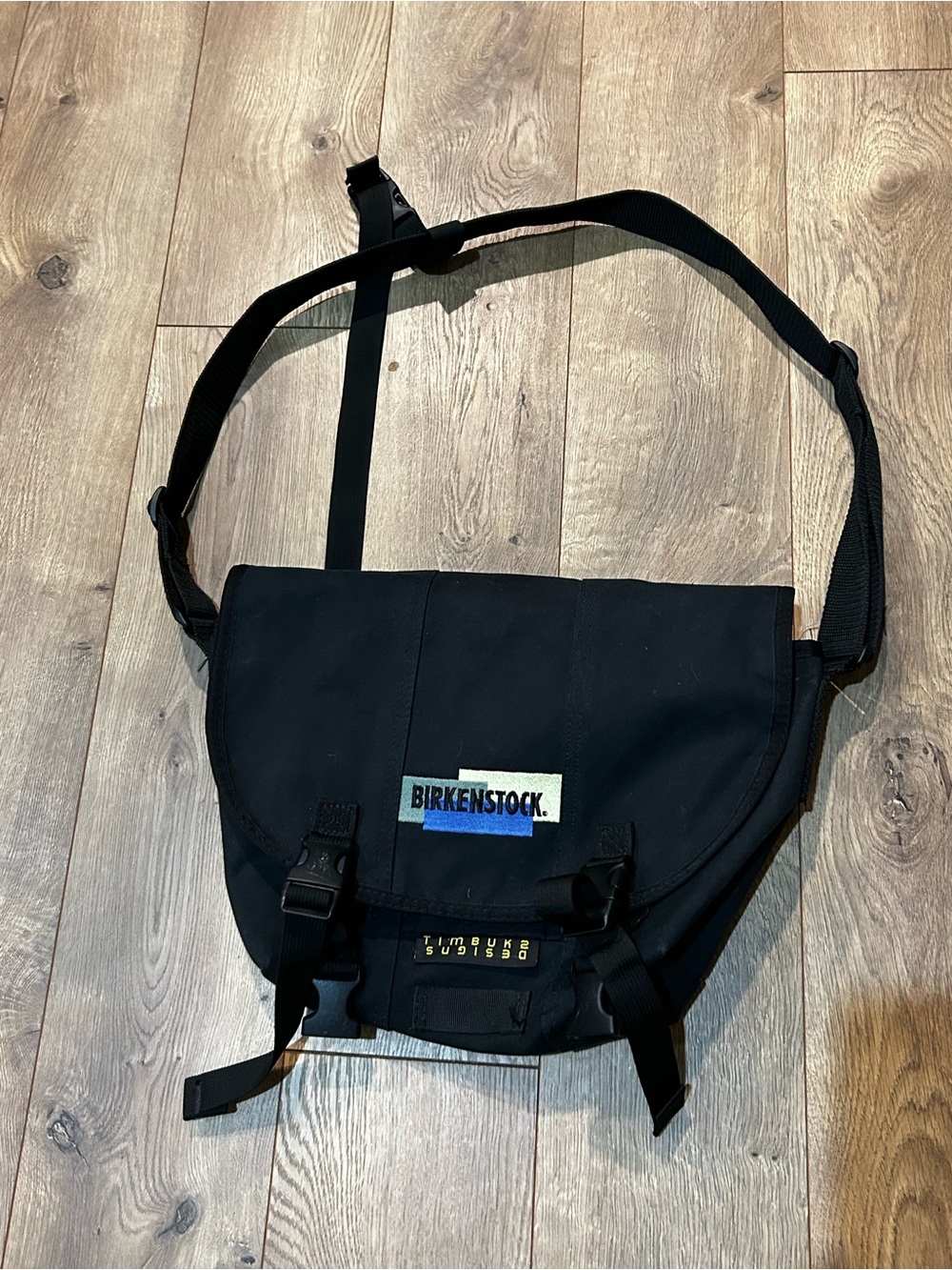 Birkenstock Black Men's Messenger Crossbody Bag
